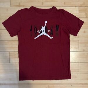 Jordan Red Kids Short Sleeve Tee